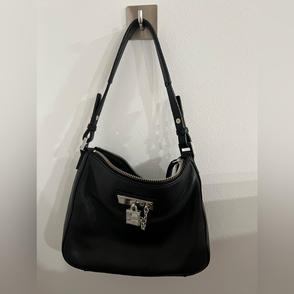 Black Leather Calvin Klein Bag